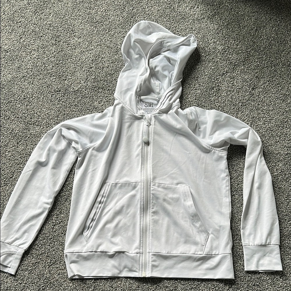 Athleta Girl zip up lightweight hoodie